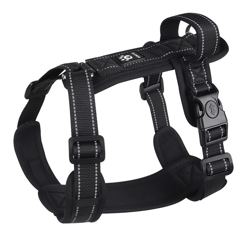 GlowTrail? Reflective Comfort Harness & Leash Set
