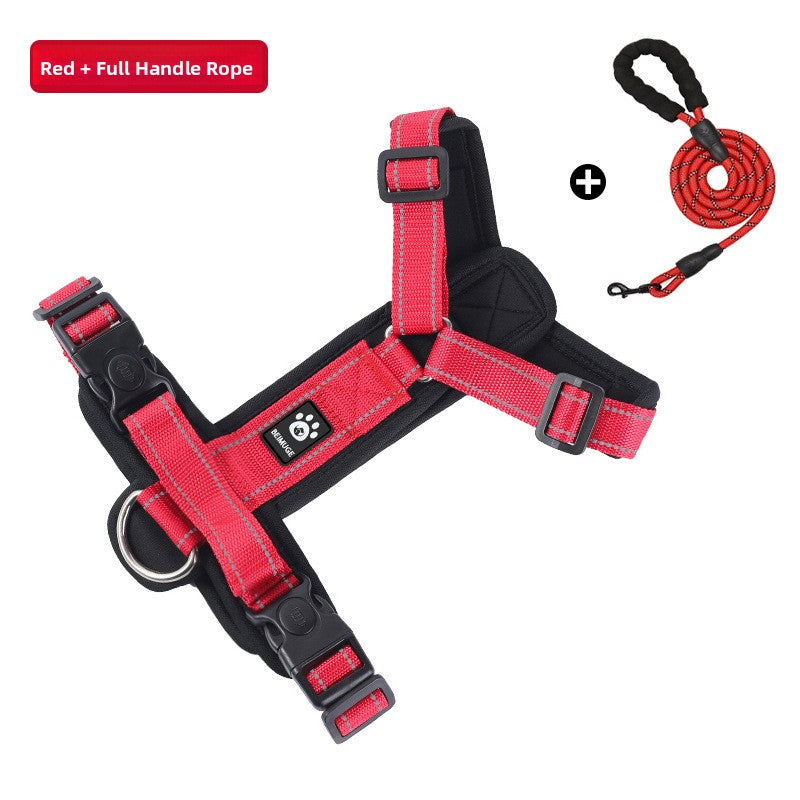 GlowTrail? Reflective Comfort Harness & Leash Set