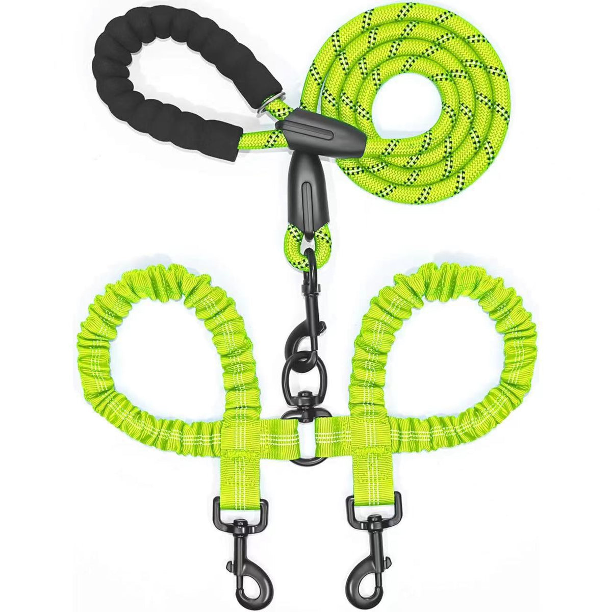 Paws Together? Dual Dog Bungee Leash