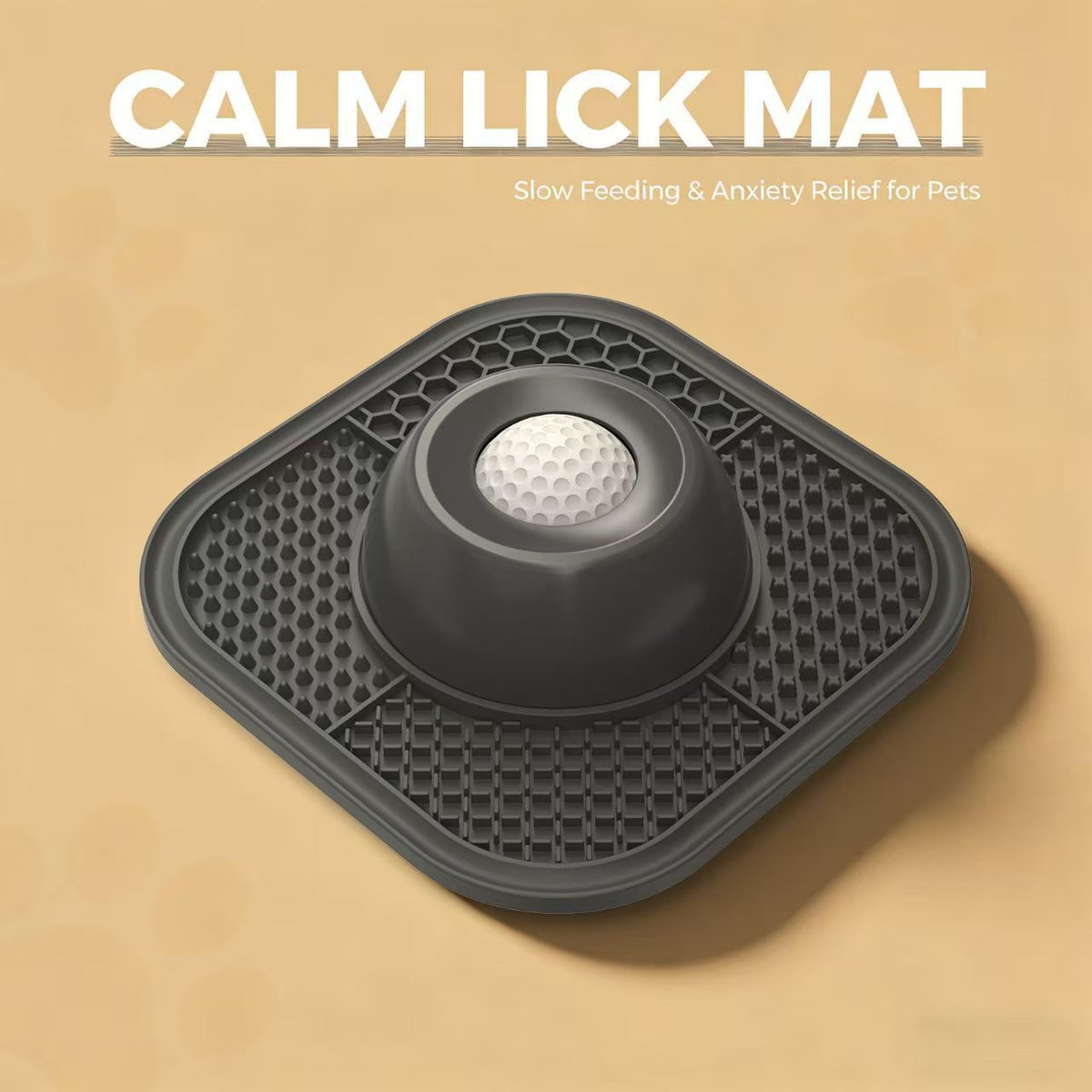 CalmBite? Slow Feeder Mat. Slow the Bowl. Savor the Moment.