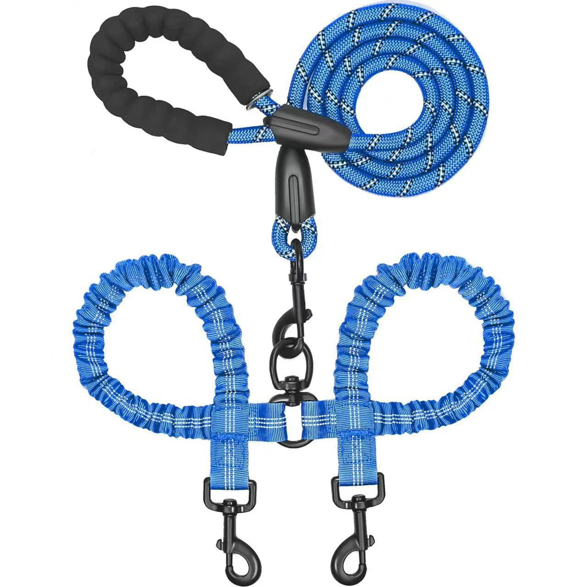 Paws Together? Dual Dog Bungee Leash