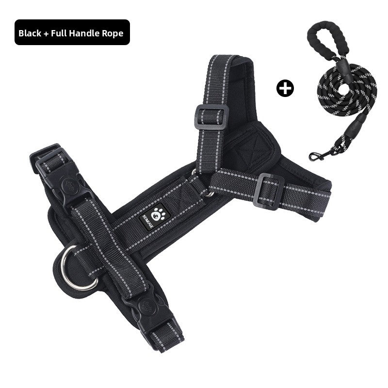 GlowTrail? Reflective Comfort Harness & Leash Set
