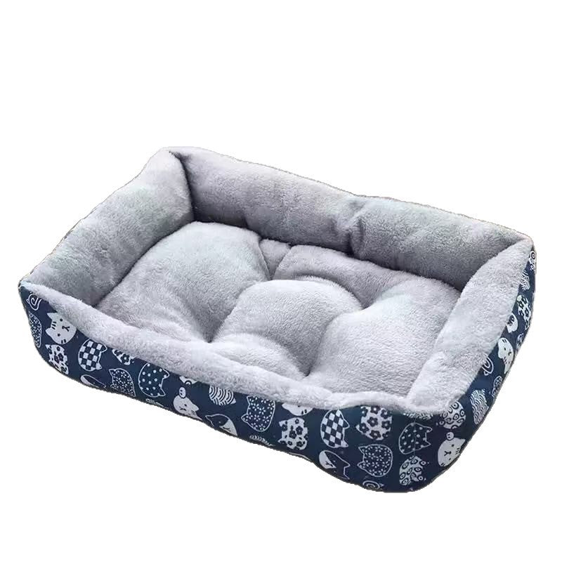 PatternPaws? Printed Bolster Pet Bed