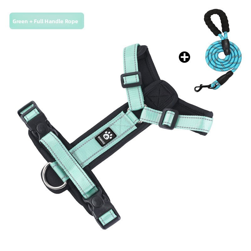 GlowTrail? Reflective Comfort Harness & Leash Set
