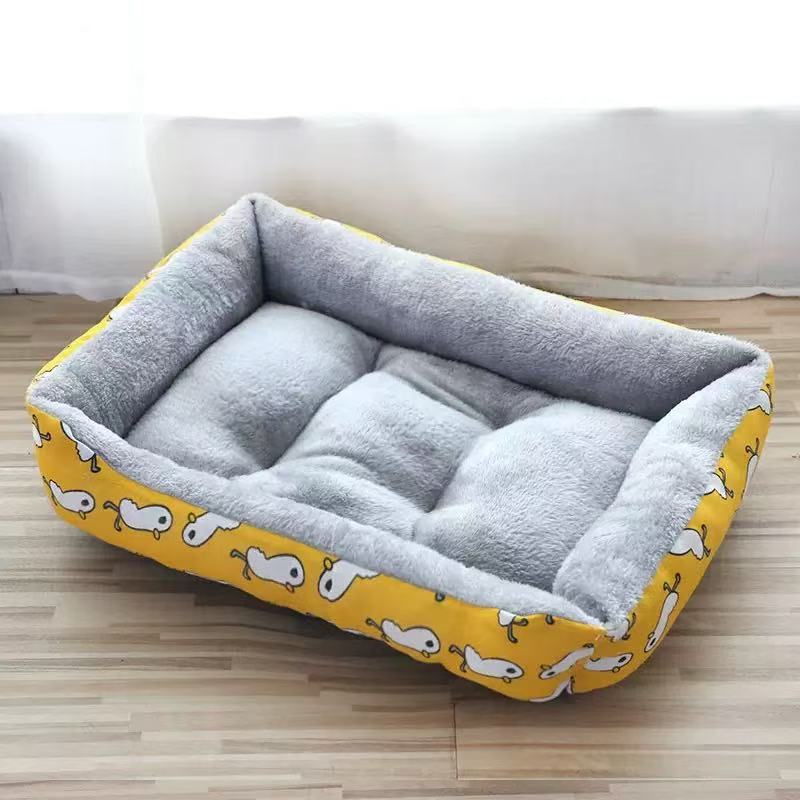 PatternPaws? Printed Bolster Pet Bed