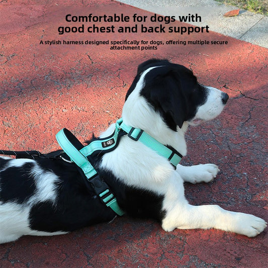 GlowTrail? Reflective Comfort Harness & Leash Set